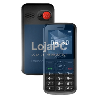 Logicom Posh S85 Telemóvel Básico 4G 2.51" DS Preto