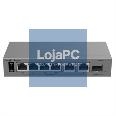 Reyee RG-ES207GS-LP Switch Cloud 4P PoE + 2P 1G +