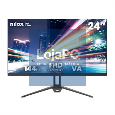 NILOX NXM24FHD14411 Monitor 24" FHD VA 144Hz Preto