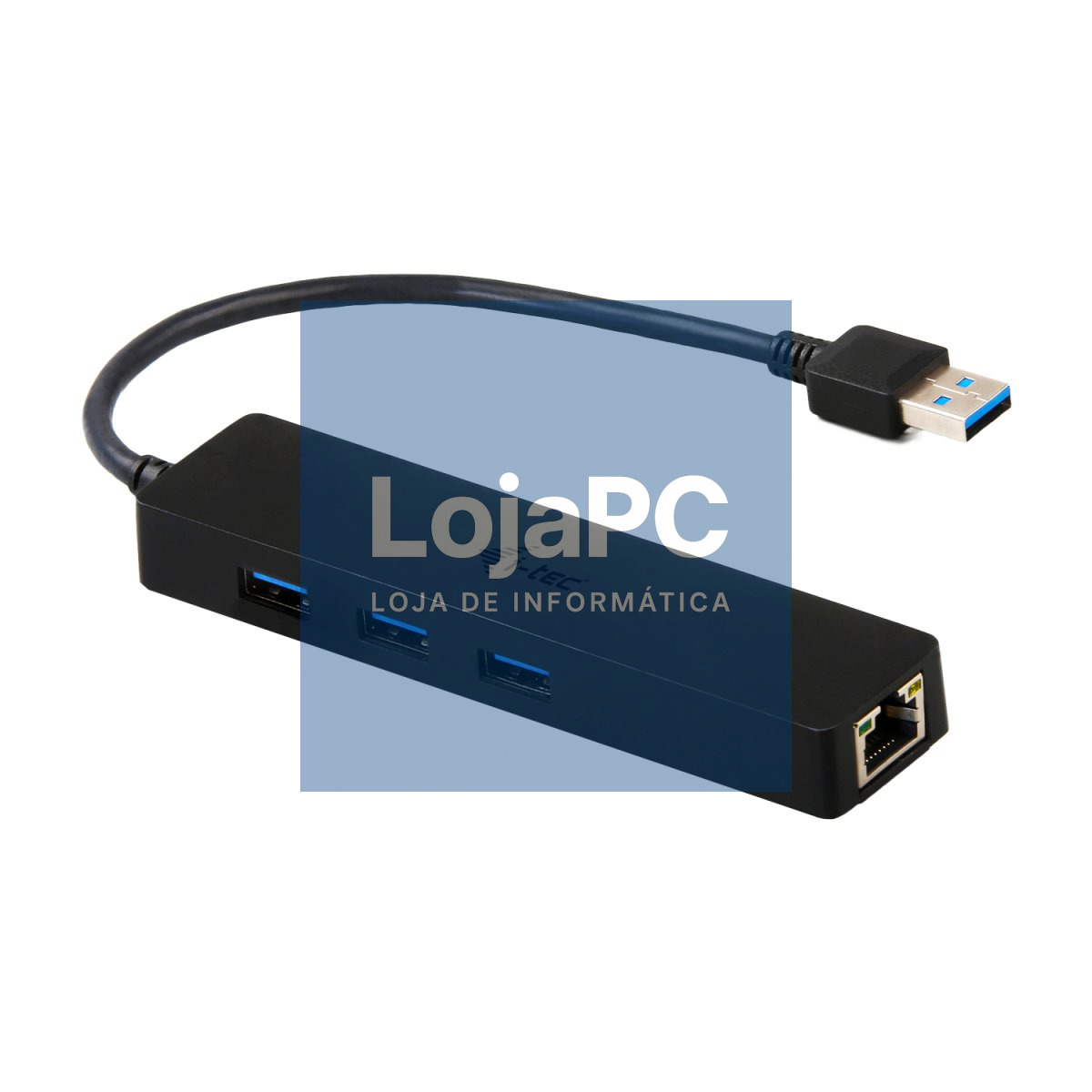 Hub i-tec USB 3.0 SLIM 3 portas com Gigabit Ethernet