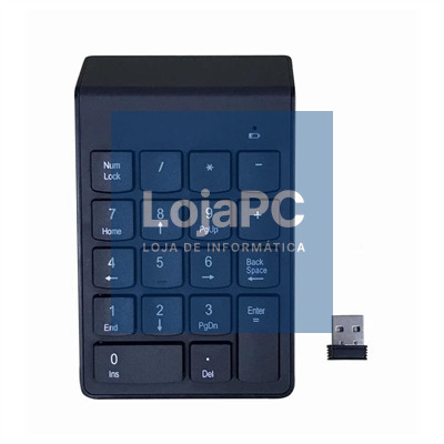 Gembird Teclado Numérico Wireless USB Preto