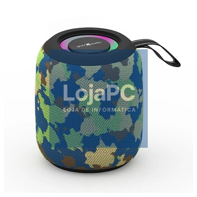 Gembird Coluna BT Efecto Luz LED RGB Camuflaje