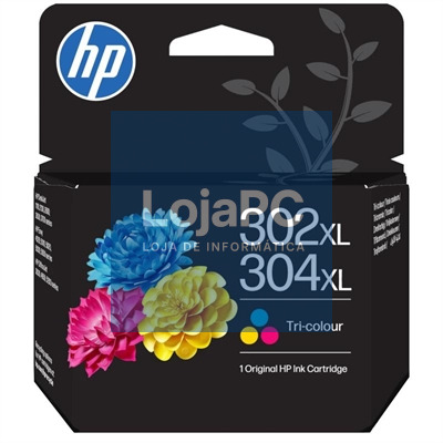 HP Tinteiro 302XL/304XL Cor