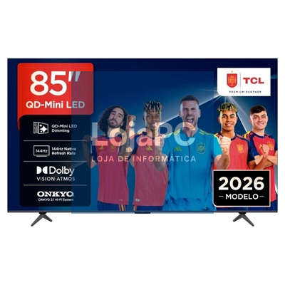 TCL 85P8L TV 85" QD-Mini LED 4K UHD SMTV Google TV