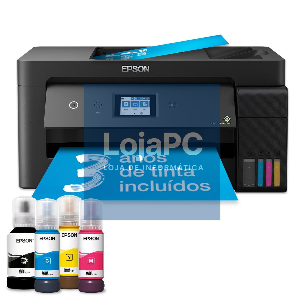 Epson EcoTank ET-15000 All-in-One Cartridge-Free Supertank Printer - Multifunções: Impressão, Digitalizar, Cópia, Fax