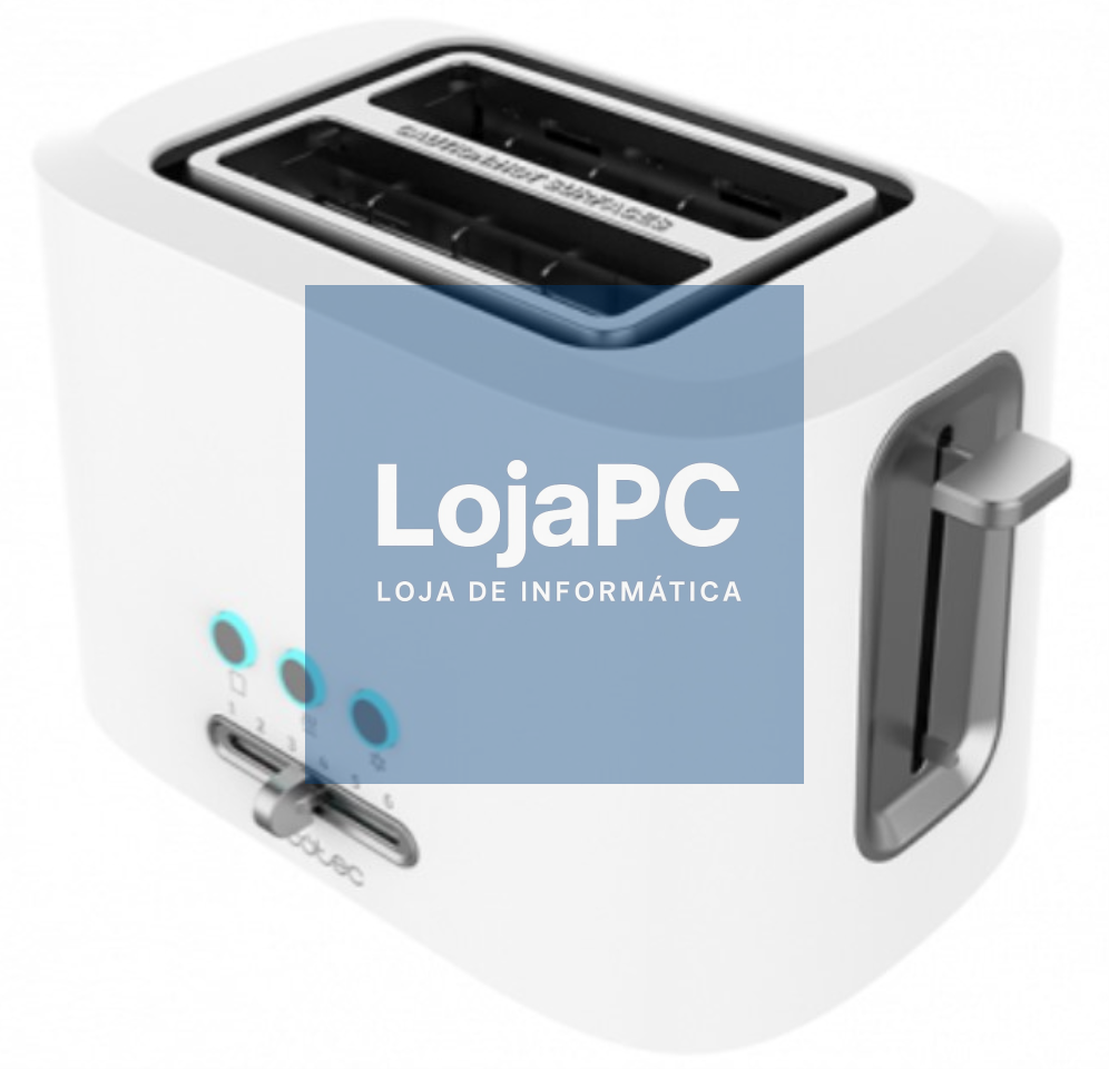 Cecotec 03188 tostadora 6 2 rebanada(s) 980 W Branco