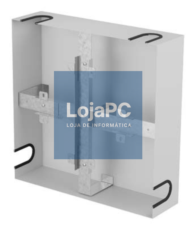Lanberg AK-3144-S organizador de cabos Parede Cinzento 1 pieza(s)