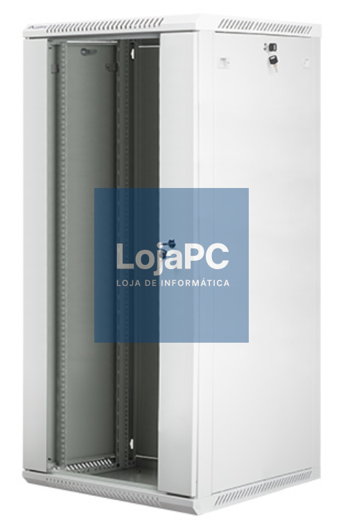 Lanberg WF01-6627-10S armário rack 27U Bastidor de parede Branco