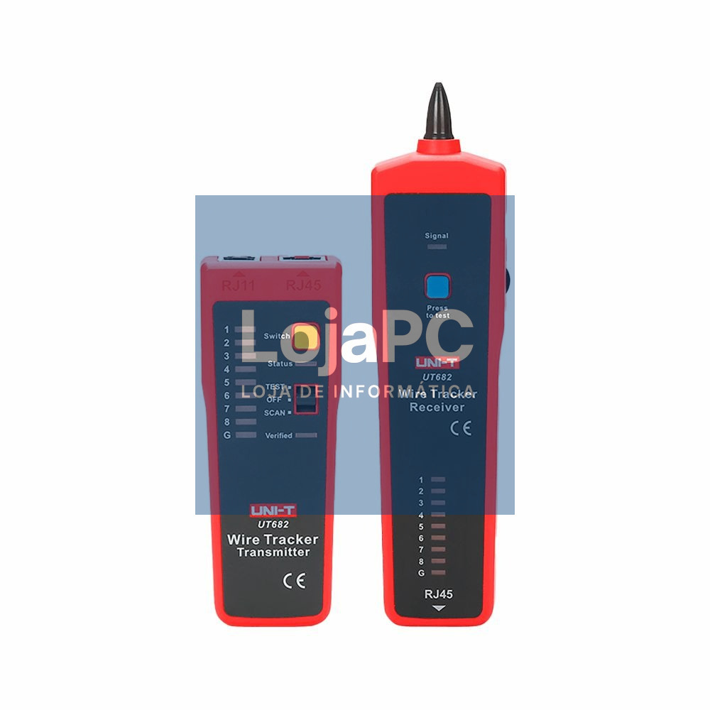 Testador De Cabos RJ11/RJ45 C/ Gerador De Tons UNI-T
