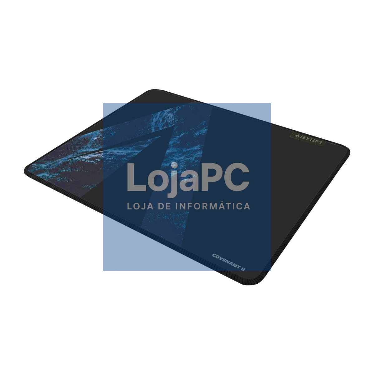 ABYSM Mouse pad gaming covenant II M, natural rubber + polyester fabric. Sew edged - 360 x 300 x 4 mm