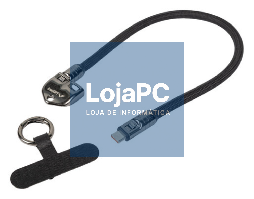 Lanberg CA-CMCM-10LN-0003-BK cabo USB USB 2.0 0,3 m USB C 0,48 Gbit/s 240 W Preto