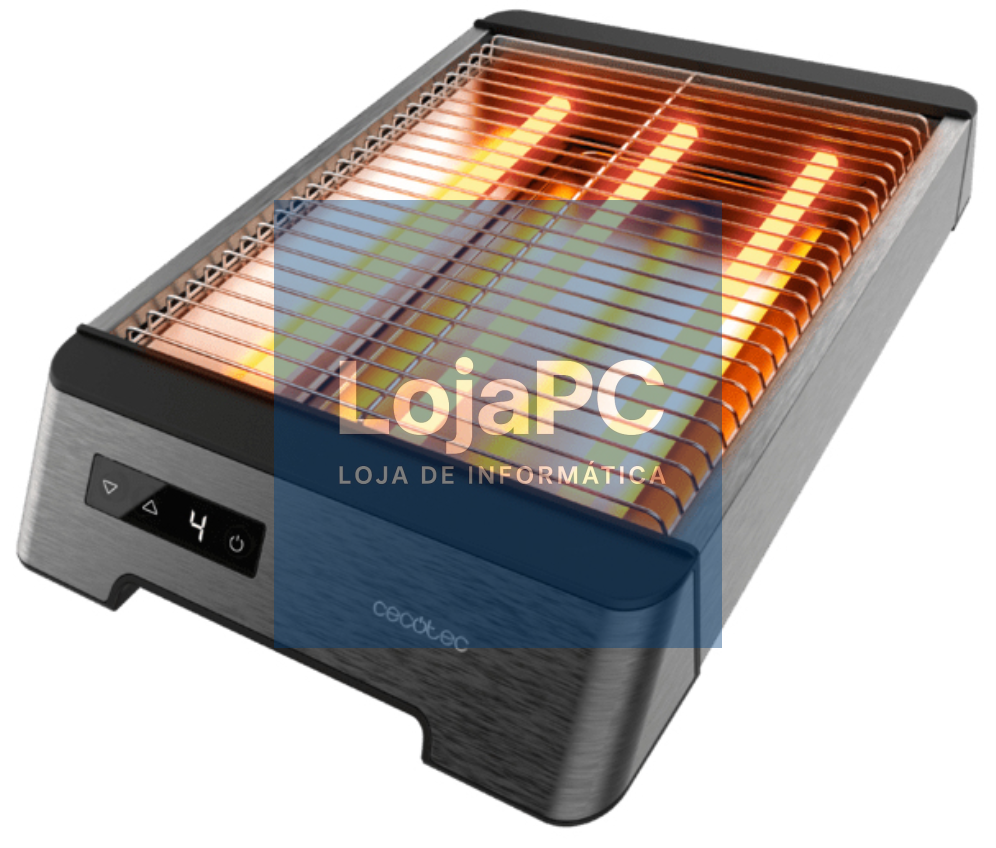 Cecotec NiceSlice 6 2 rebanada(s) 1000 W Preto, Acero inoxidable