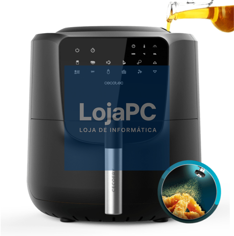 Cecotec 03300 freidora Simples 5,5 L Independiente 1550 W Freidora baja en grasa Preto