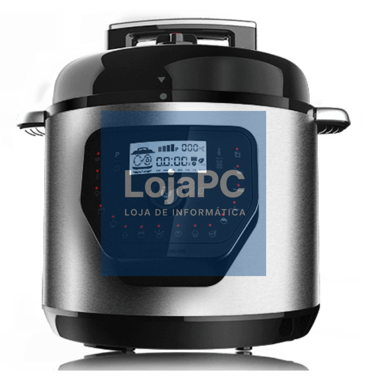 Cecotec Olla GM H Deluxe 6 L Preto, Acero inoxidable