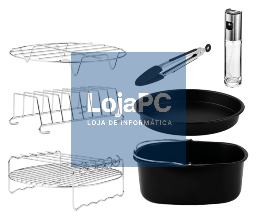 Cecotec 04995 acessório para freidoras Kit de acessórios Preto, Acero inoxidable