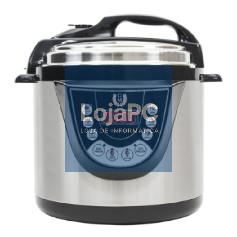 Cecotec 02003 olla a presión 6 L Preto, Acero inoxidable 1000 W