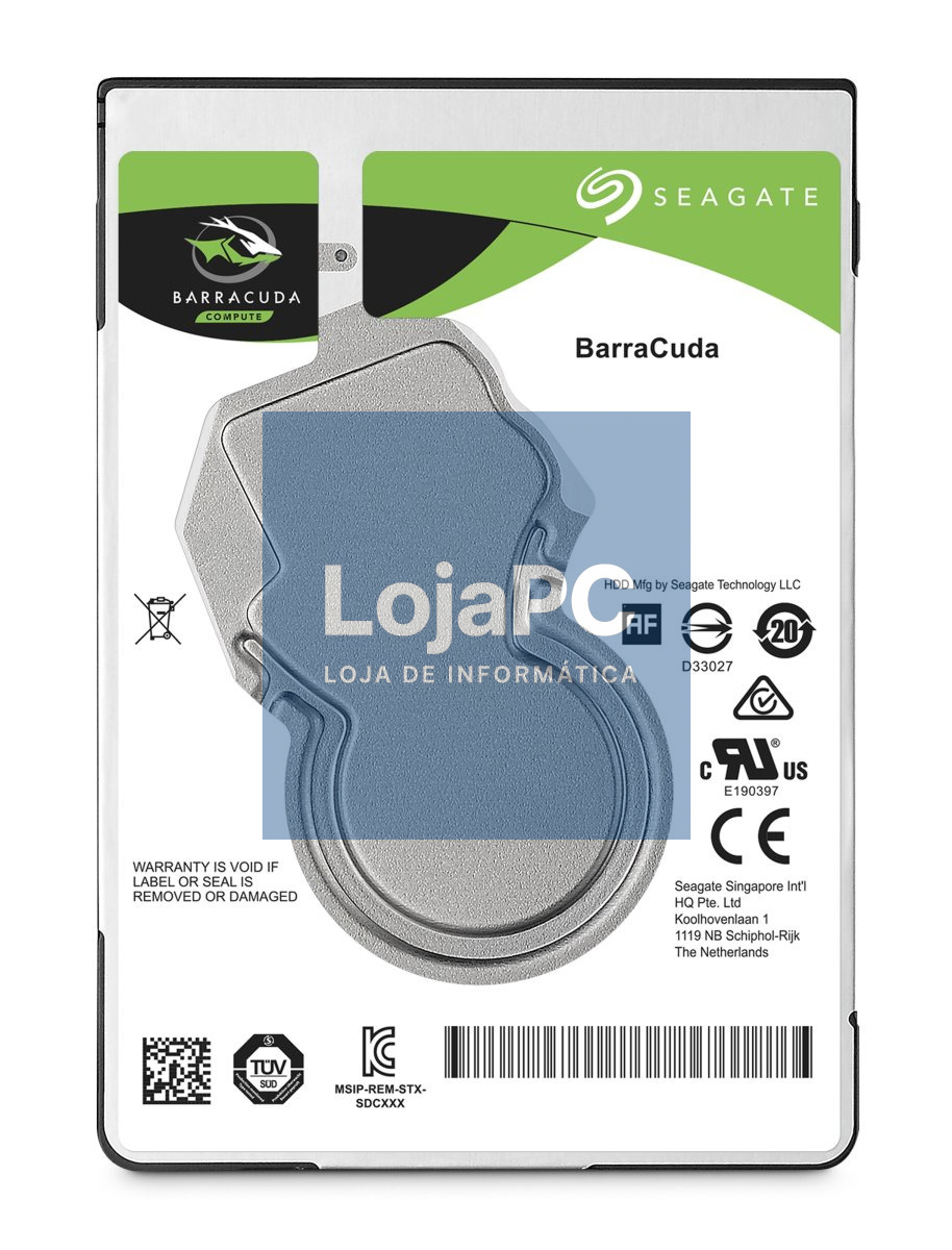 SEAGATE Barracuda 4TB HDD SATA 6Gb/s 5400rpm 2.5inch 15mm height 128Mb cache BLK