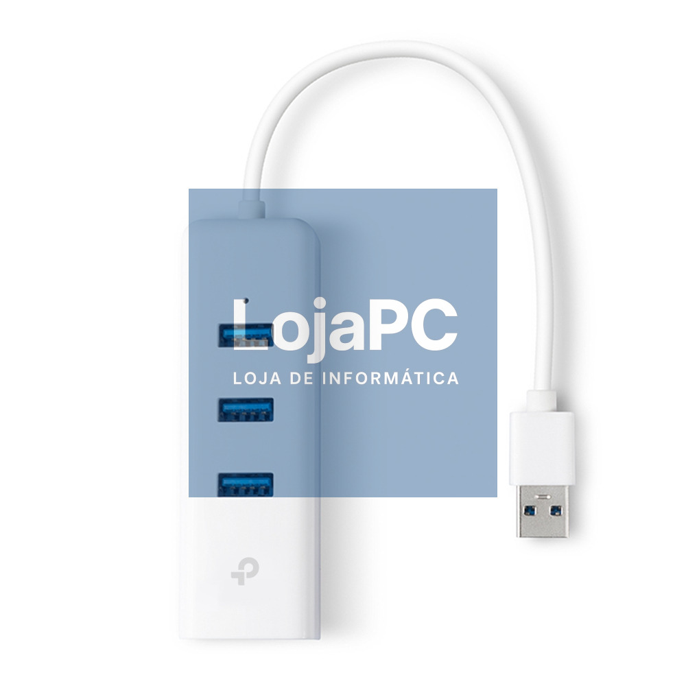 TP-LINK USB 3.0 to Gigabit Ethernet Network Adapter 3-Port USB 3.0 Hub 1 USB 3.0 connector 1 Gigabit Ethernet port 3 USB 3.0 ports