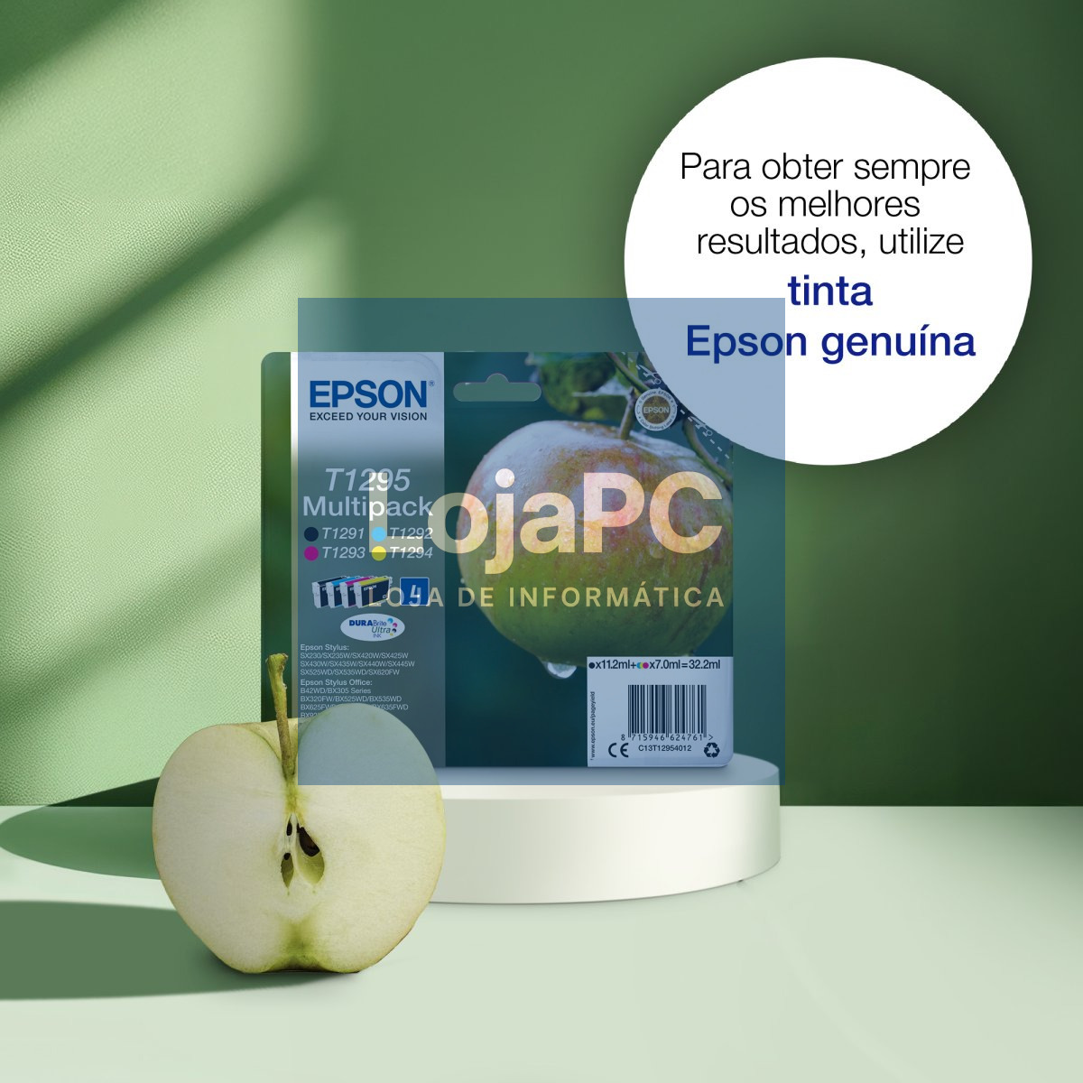 Tinteiro EPSON T1294 Amarelo L - Stylus B42,BX3xx/5xx/6xx/9xx,SX4xx/5xx/620