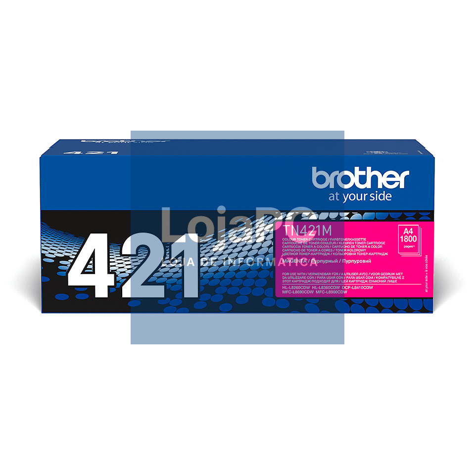 BROTHER TN421M Toner Cartridge Magenta 1.800 pages for HL-L8260CDW L8360CDW