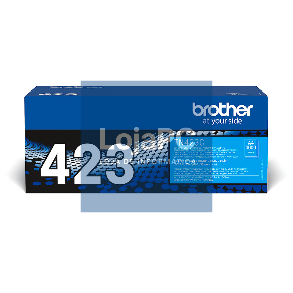 BROTHER TN423C Toner Cartridge Cyan High Capacity 4.000 pages for Brother HL-L8260CDW L8360CDW