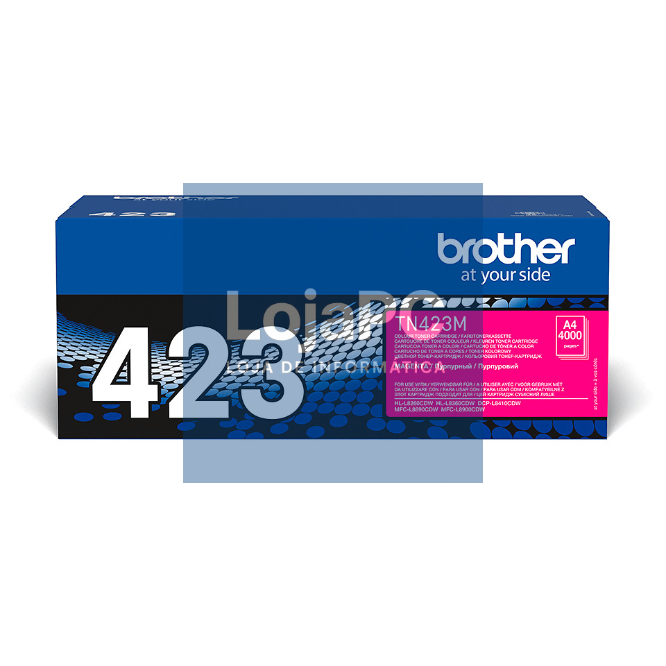 BROTHER TN423M Toner Cartridge Magenta High Capacity 4.000 pages for Brother HL-L8260CDW L8360CDW