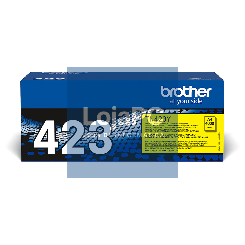 BROTHER TN423Y Toner Cartridge Yellow High Capacity 4.000 pages for HL-L8260CDW L8360CDW