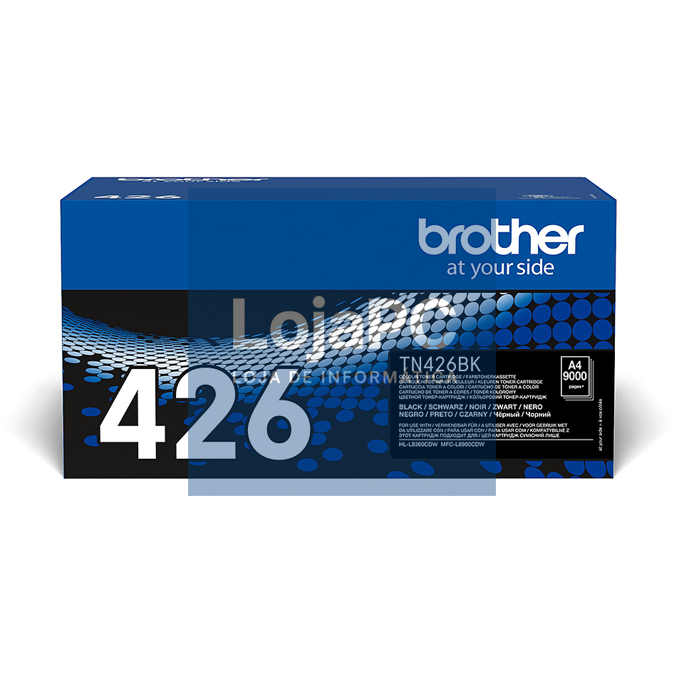 BROTHER TN426BK Toner Cartridge Black Super High Capacity 9.000 pages for Brother MFC-L8900CDW and HL-L8360CDW