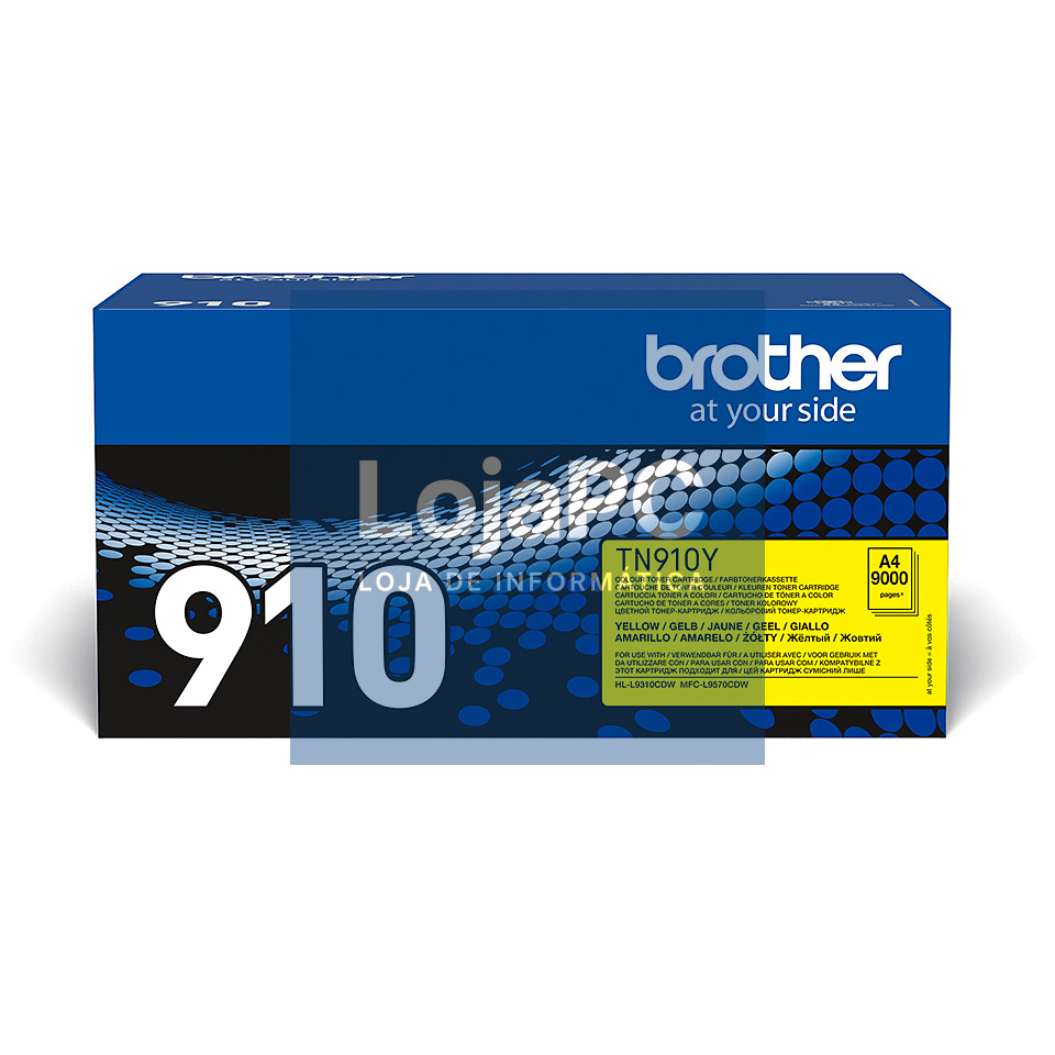 BROTHER TN910Y Toner Cartridge Yellow Ultra High Capacity 9.000 pages for Brother HL-L9310CDW T