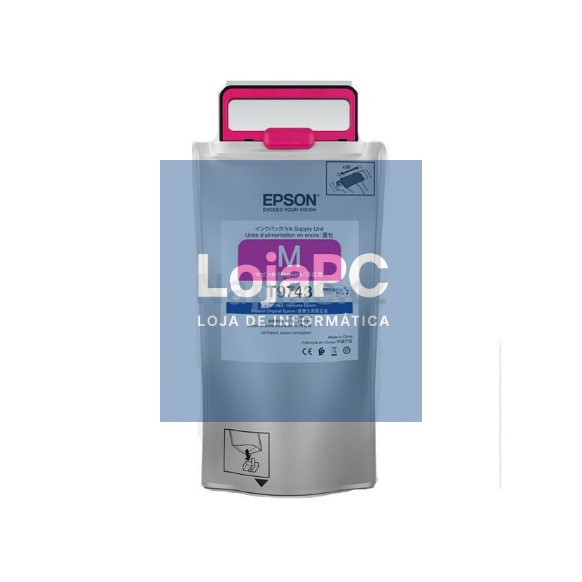 Tinteiro EPSON T974 Magenta XXL - WorkForce Pro WF-C869