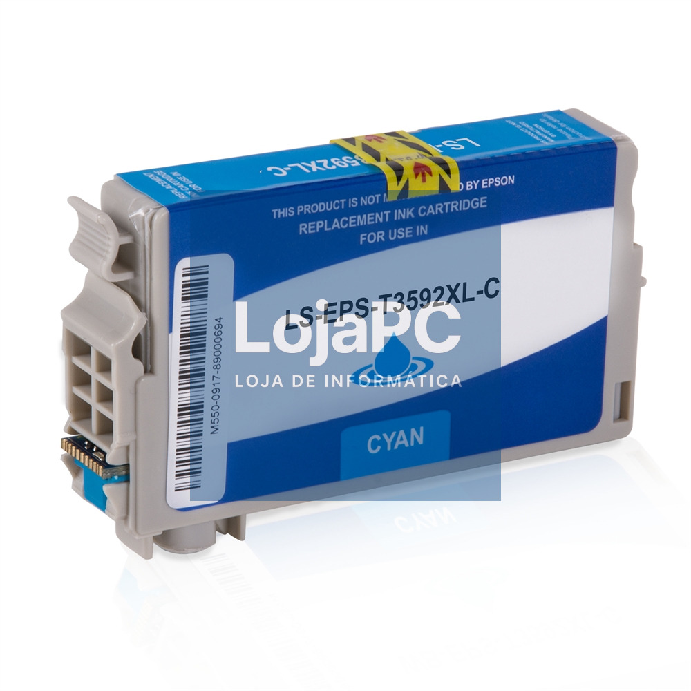 Tinteiro EPSON 35 Ciano XL - WorkForce Pro WF-4720/4725/4730/4740