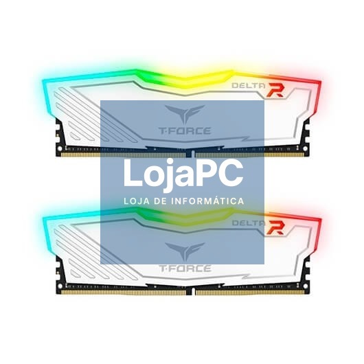 MODULE DDR4 16GB 2X8GB 3200MHz TEAMGROUP DELTA WHITE/T-FORCE RGB/CL 16/1.35 V TF4D416G3200HC16FDC01
