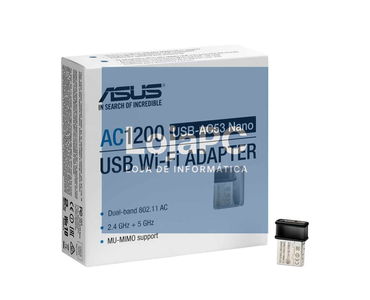 ASUS USB-AC53 Nano AC1200 Dual-band USB Wi-Fi adapter