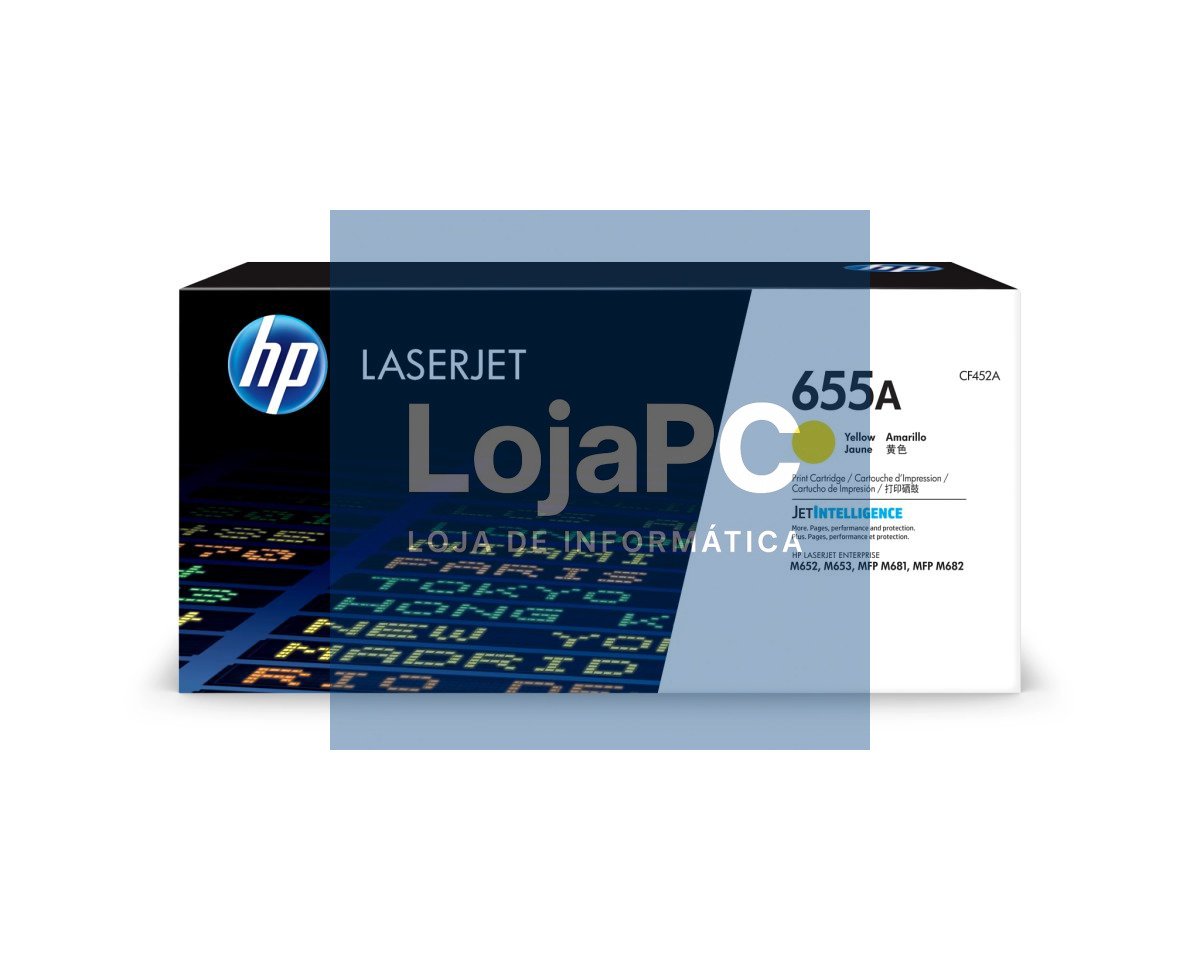 HP 655A original LaserJet Toner cartridge CF452A Yellow