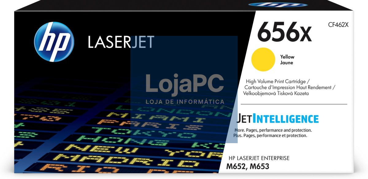 HP 656X original LaserJet Toner cartridge CF462X Yellow High Yield