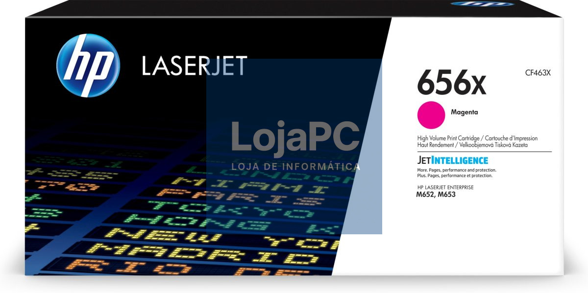 HP 656X original LaserJet Toner cartridge CF463X Magenta High Yield