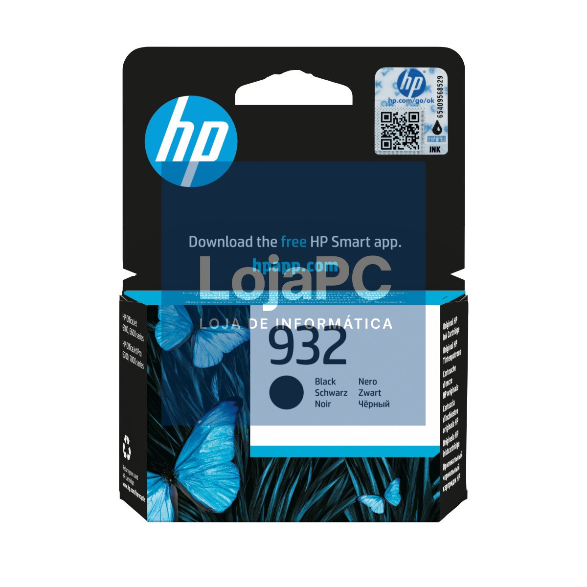 HP 932 Officejet Ink Cartridge Yellow Standard Capacity 400 pages 1-pack