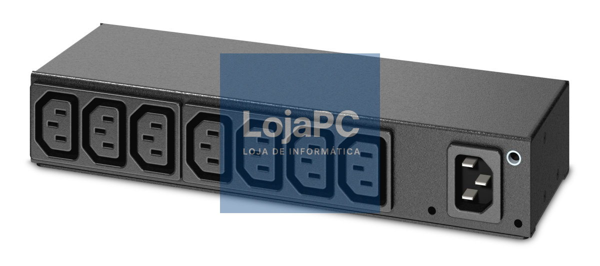 APC Basic Rack PDU AP6015A Rack AC 100/120/200/208/230/240V input IEC 60320 C14 output connectors 8 power IEC 60320 C13 1U BK