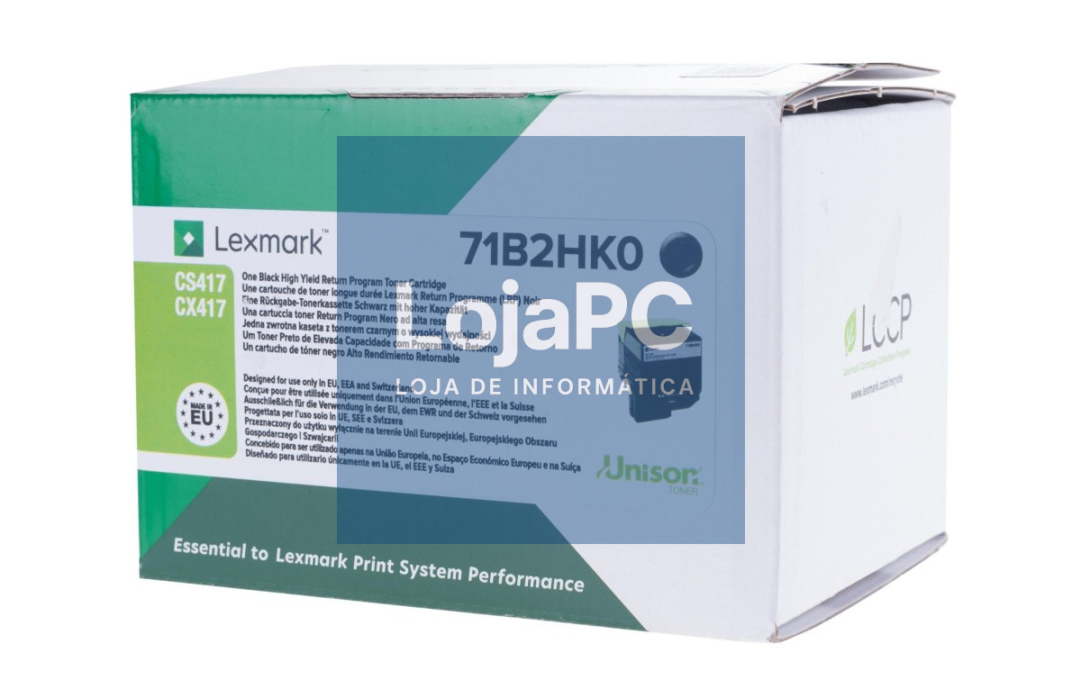 LEXMARK 6K Return Program Black Toner Cartridge CS/CX417