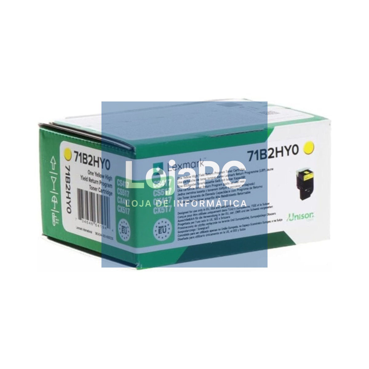 LEXMARK 3.5K Return Program Yellow Toner Cartridge CS/CX417