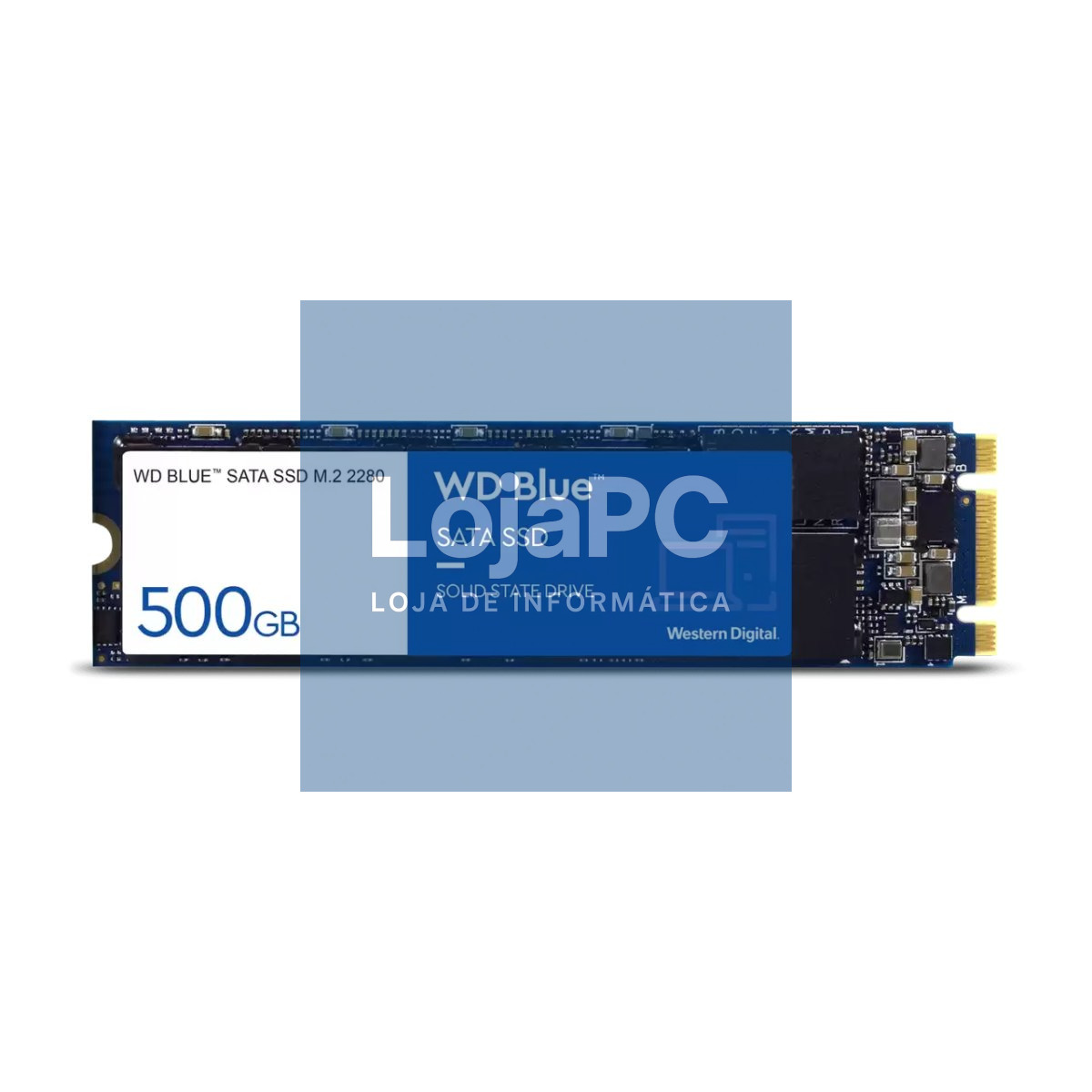 WD Blue 3D NAND SSD 500GB M.2 2280 SATA III 6Gb/s internal single-packed