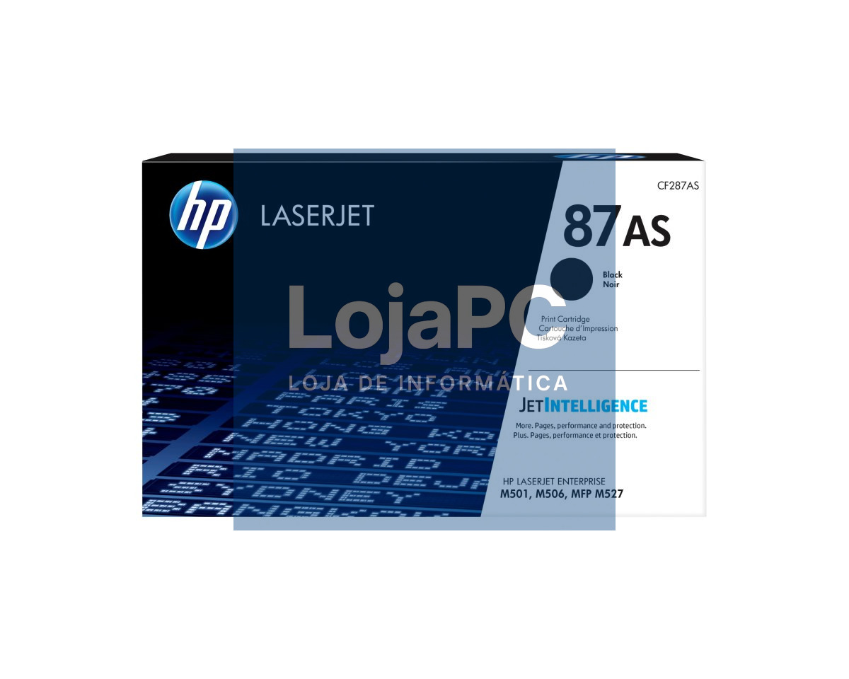 HP 87AS LaserJet Toner Cartridge Black