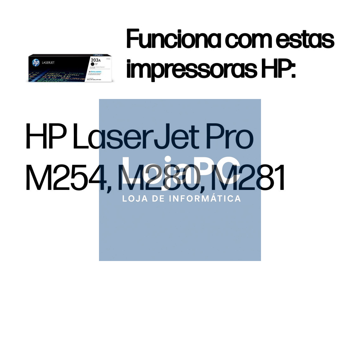 HP 203A Original Black LaserJet Toner Cartridge