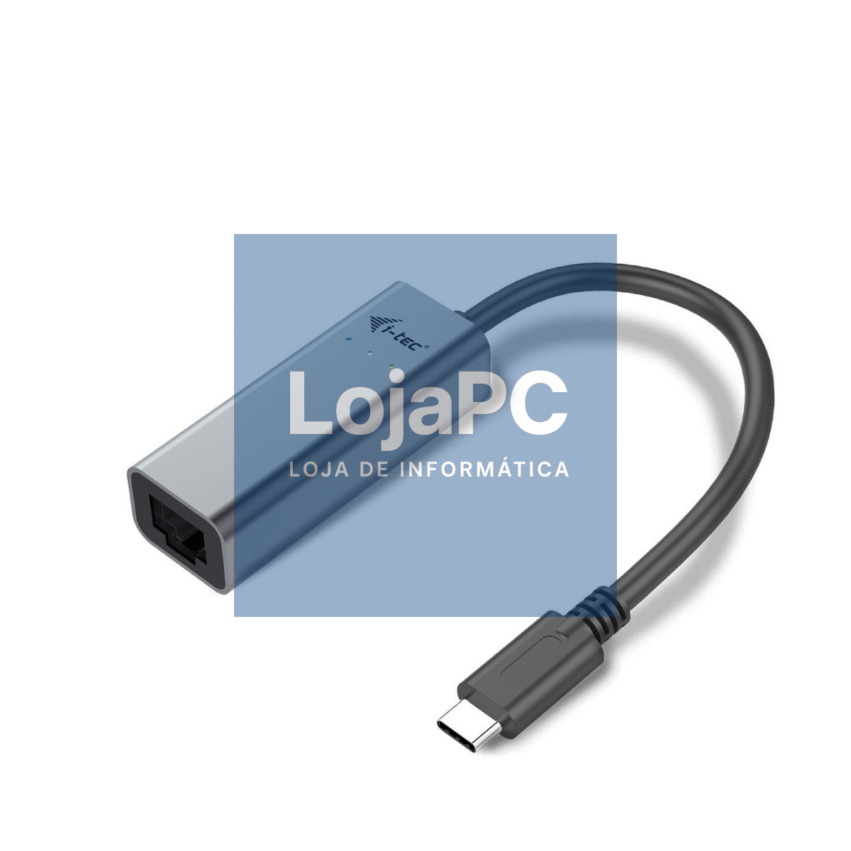 I-TEC USB-C Metal Gigabit Ethernet Adapter 1x USB-C to RJ-45 LED compatible with Thunderbolt 3