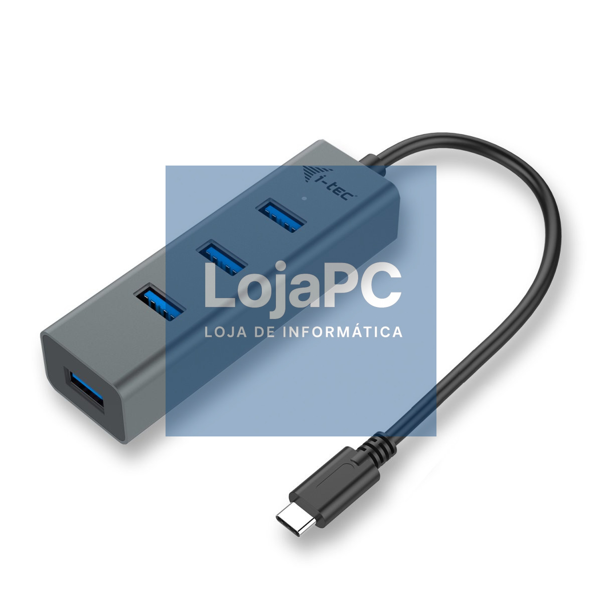 I-TEC USB C Metal HUB 4 Port without power adapter ideal for Notebook Tablet PC supports Win Mac OS compatible with Thunderbolt 3