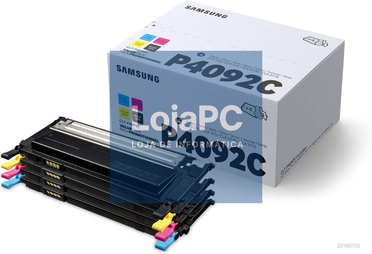 SAMSUNG original Toner cartridge LT-P4092Cartridge/ELS 4-pk CartridgeYMK Toner cartridge SU392A