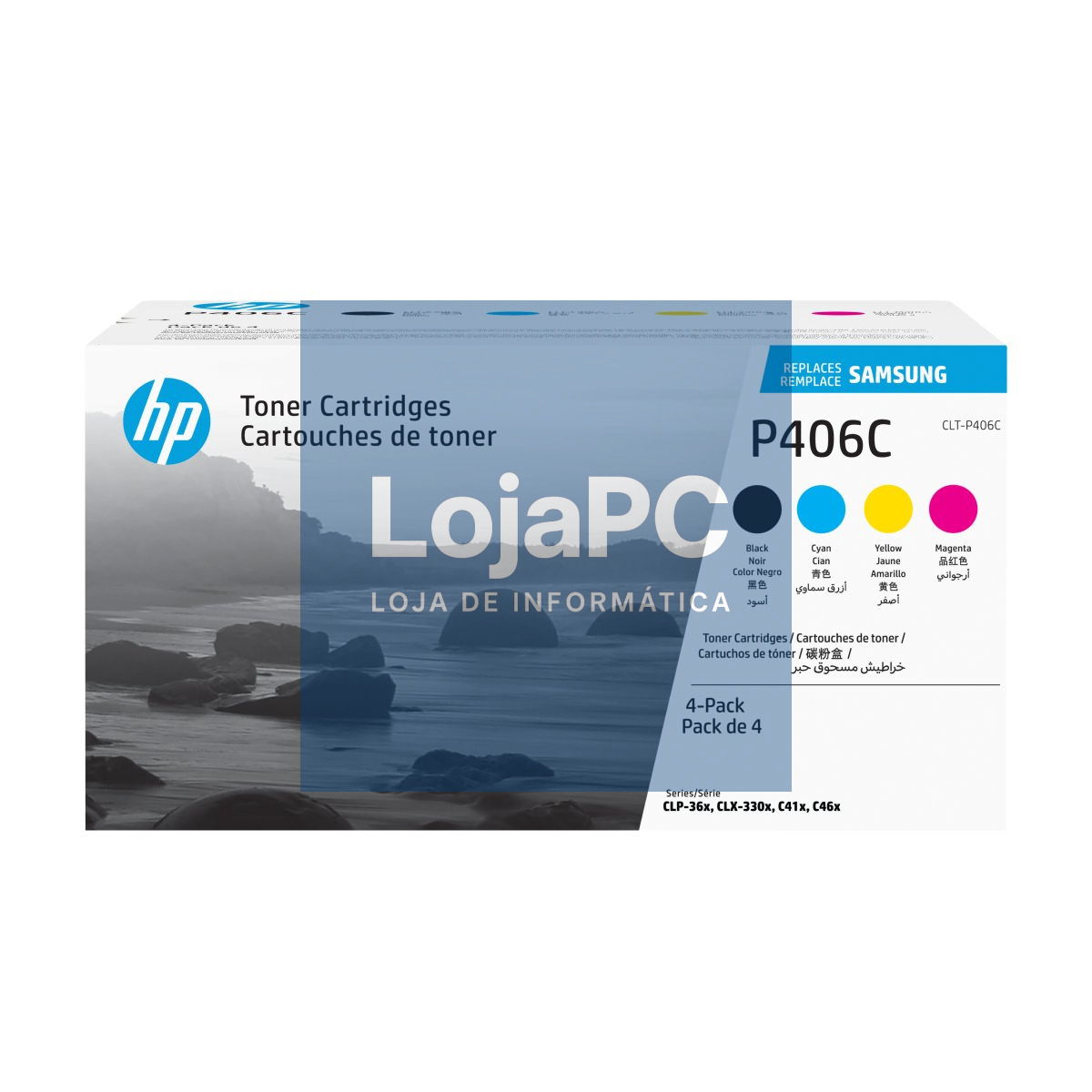 SAMSUNG original Toner cartridge LT-P406Cartridge/ELS 4-pk CartridgeYMK Toner cartridge SU375A