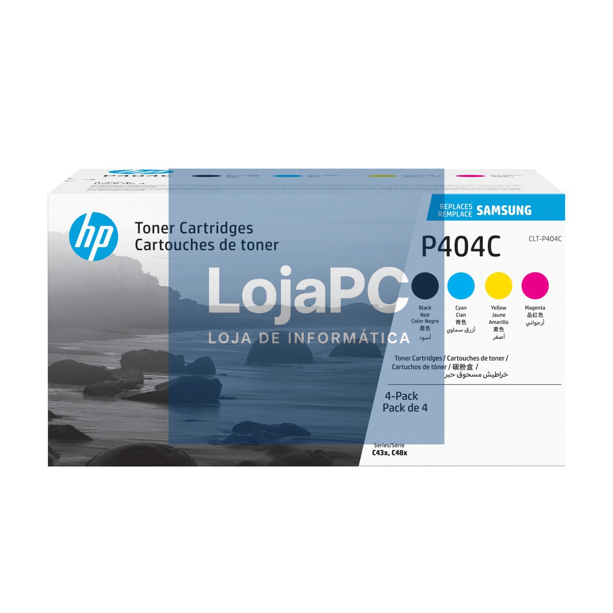 SAMSUNG CLT-P404C/ELS 4-pk CYMK Toner Crt