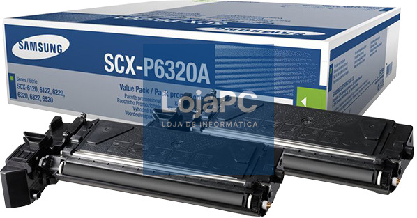 SAMSUNG SCX-P6320A/ELS 2-pack Black Toner Cartridge