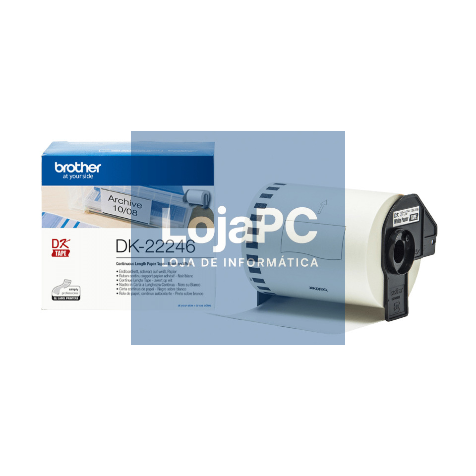 BROTHER Tape DK Tapes - Continuous roll adhesive 103.6mm x 30.48m